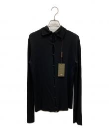 BOTTEGA VENETA（ボッテガベネタ）の古着「長袖ブラウス」｜ブラック