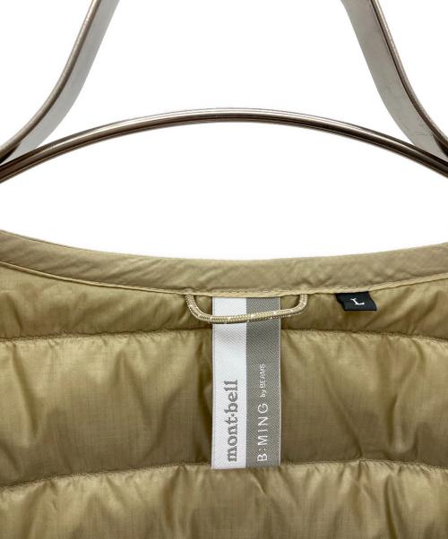 mont-bell（モンベル）mont-bell (モンベル) B:MING by BEAMS (ビーミングバイビームス) スペリオダウンジャケット ベージュ サイズ:Ｌの古着・服飾アイテム