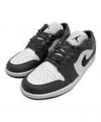 NIKEナイキ）の古着「AIR JORDAN 1 LOW WHITE/BLACK-IRON GREY」｜グレー