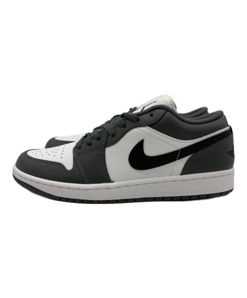 NIKE（ナイキ）NIKE (ナイキ) AIR JORDAN 1 LOW WHITE/BLACK-IRON GREY グレー サイズ:27.5cm 未使用品の古着・服飾アイテム