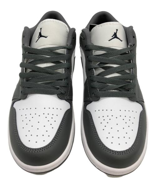 NIKE（ナイキ）NIKE (ナイキ) AIR JORDAN 1 LOW WHITE/BLACK-IRON GREY グレー サイズ:27.5cm 未使用品の古着・服飾アイテム