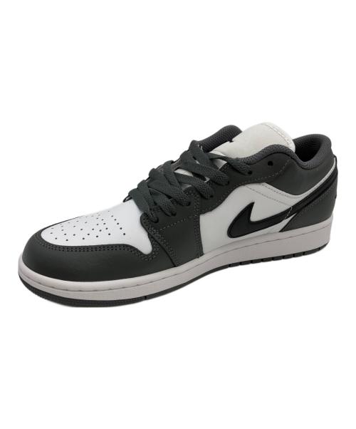 NIKE（ナイキ）NIKE (ナイキ) AIR JORDAN 1 LOW WHITE/BLACK-IRON GREY グレー サイズ:27.5cm 未使用品の古着・服飾アイテム