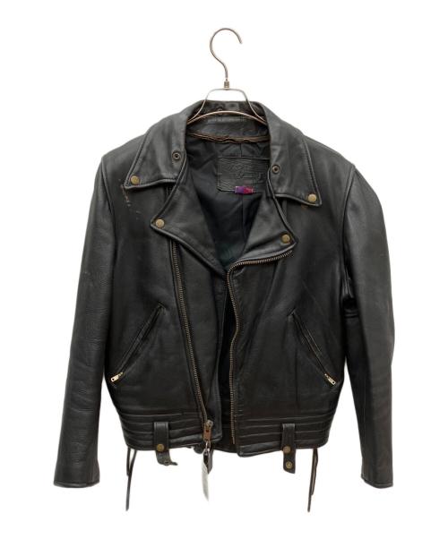 BRANDED GARMENTS（ブランデッドガーメンツ）BRANDED GARMENTS (ブランデッドガーメンツ) ライダースジャケット ブラック サイズ:38の古着・服飾アイテム