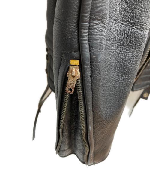 BRANDED GARMENTS（ブランデッドガーメンツ）BRANDED GARMENTS (ブランデッドガーメンツ) ライダースジャケット ブラック サイズ:38の古着・服飾アイテム