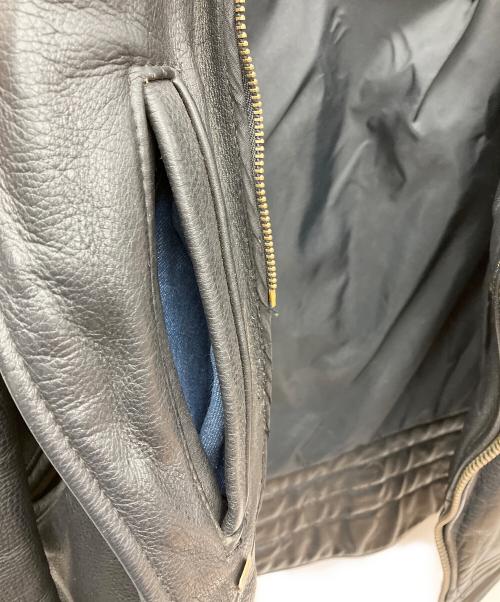 BRANDED GARMENTS（ブランデッドガーメンツ）BRANDED GARMENTS (ブランデッドガーメンツ) ライダースジャケット ブラック サイズ:38の古着・服飾アイテム