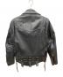BRANDED GARMENTS (ブランデッドガーメンツ) ライダースジャケット ブラック サイズ:38：8000円