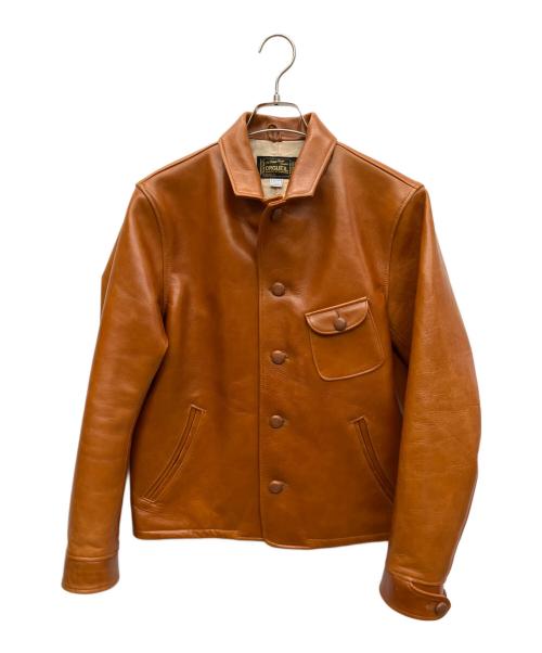 ORGUEIL（オルゲイユ）ORGUEIL (オルゲイユ) レザージャケット キャメル サイズ:38の古着・服飾アイテム