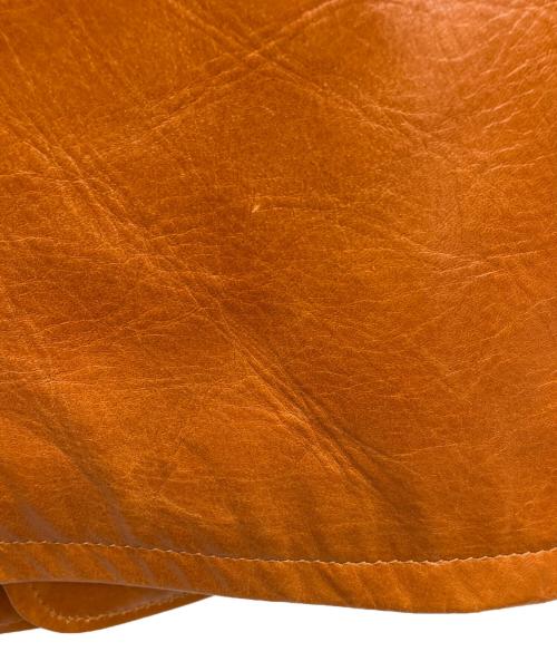 ORGUEIL（オルゲイユ）ORGUEIL (オルゲイユ) レザージャケット キャメル サイズ:38の古着・服飾アイテム