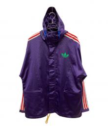 adidas（アディダス）の古着「ウインドブレーカー」｜パープル
