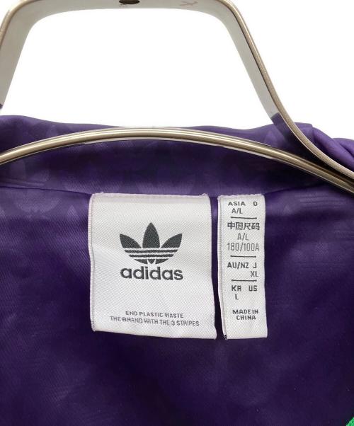 adidas（アディダス）adidas (アディダス) ウインドブレーカー パープル サイズ:XLの古着・服飾アイテム