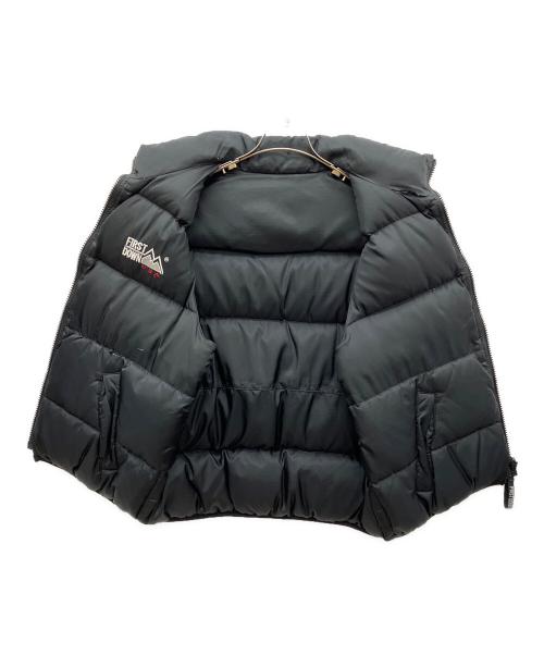 FIRST DOWN（ファーストダウン）FIRST DOWN (ファーストダウン) リバーシブルダウンベスト ブラック サイズ:Lの古着・服飾アイテム