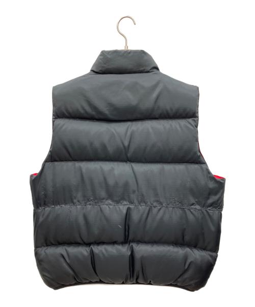 FIRST DOWN（ファーストダウン）FIRST DOWN (ファーストダウン) リバーシブルダウンベスト ブラック サイズ:Lの古着・服飾アイテム