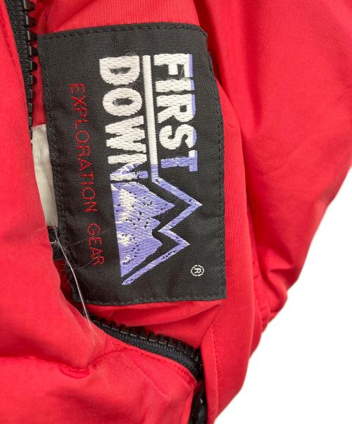 FIRST DOWN（ファーストダウン）FIRST DOWN (ファーストダウン) リバーシブルダウンベスト ブラック サイズ:Lの古着・服飾アイテム