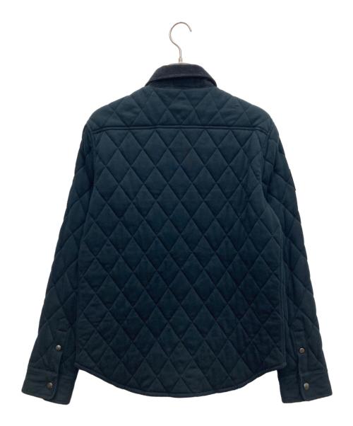 POLO RALPH LAUREN（ポロ・ラルフローレン）POLO RALPH LAUREN (ポロ・ラルフローレン) ブラックキルティングシャツジャケット ブラック サイズ:Mの古着・服飾アイテム