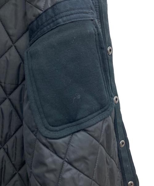 POLO RALPH LAUREN（ポロ・ラルフローレン）POLO RALPH LAUREN (ポロ・ラルフローレン) ブラックキルティングシャツジャケット ブラック サイズ:Mの古着・服飾アイテム