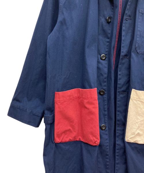 Parrott Canvas（パロットキャンバス）Parrott Canvas (パロットキャンバス) コート ネイビー サイズ:Mの古着・服飾アイテム