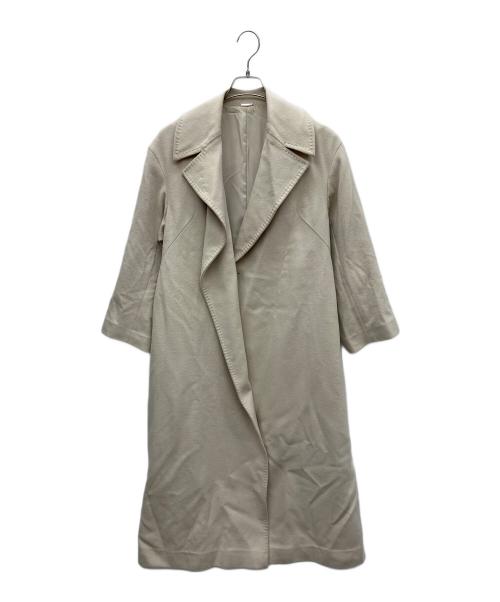 Snidel（スナイデル）Snidel (スナイデル) カシミヤコート混ベーシックコート ベージュの古着・服飾アイテム