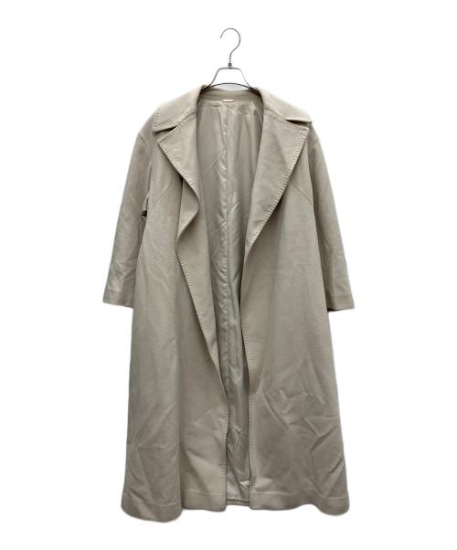 Snidel（スナイデル）Snidel (スナイデル) カシミヤコート混ベーシックコート ベージュの古着・服飾アイテム