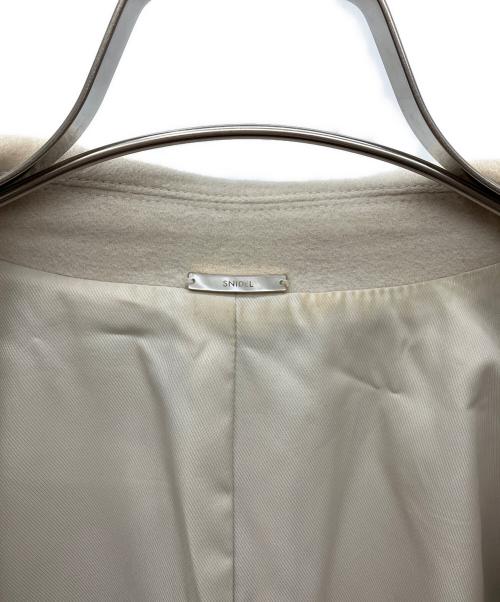 Snidel（スナイデル）Snidel (スナイデル) カシミヤコート混ベーシックコート ベージュの古着・服飾アイテム