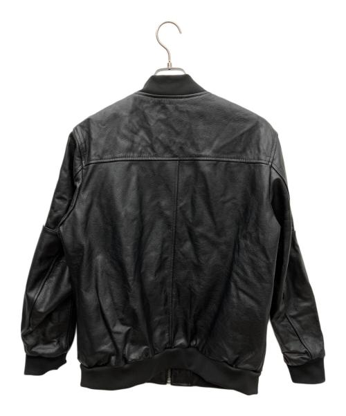 BOLINI（ボリーニ）BOLINI (ボリーニ) レザーブルゾン ブラック サイズ:50の古着・服飾アイテム