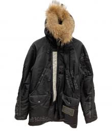 AVIREX（アヴィレックス）の古着「フライトジャケット」｜ブラック