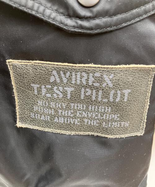 AVIREX（アヴィレックス）AVIREX (アヴィレックス) フライトジャケット ブラック サイズ:Lの古着・服飾アイテム