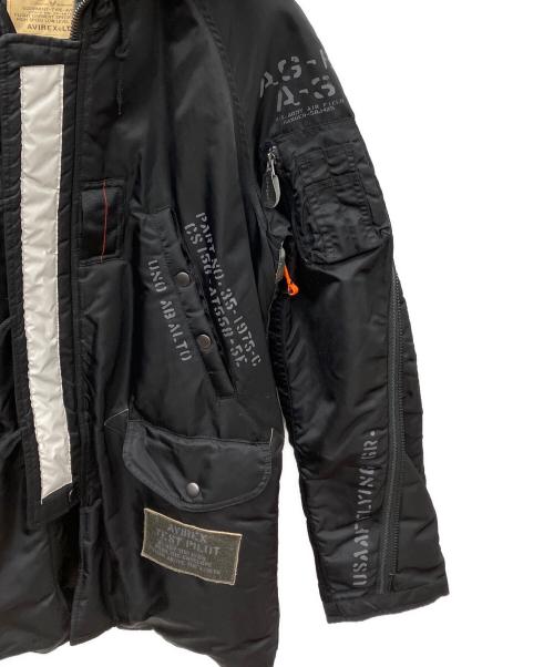AVIREX（アヴィレックス）AVIREX (アヴィレックス) フライトジャケット ブラック サイズ:Lの古着・服飾アイテム