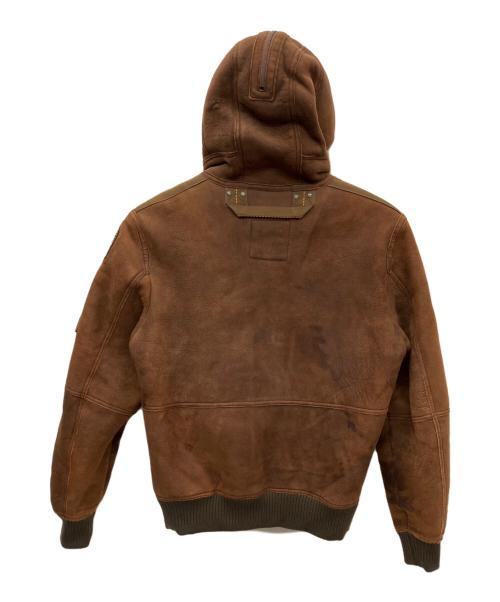 PARAJUMPERS（パラジャンパーズ）PARAJUMPERS (パラジャンパーズ) フライトジャケット ブラウン サイズ:Lの古着・服飾アイテム