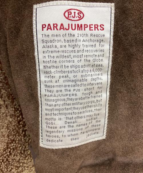 PARAJUMPERS（パラジャンパーズ）PARAJUMPERS (パラジャンパーズ) フライトジャケット ブラウン サイズ:Lの古着・服飾アイテム