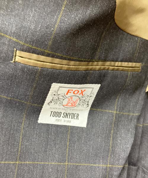 TODDSNYDER（トッドシュナイダー）TODDSNYDER (トッドシュナイダー) テーラードジャケット ネイビー サイズ:SIZE 34の古着・服飾アイテム