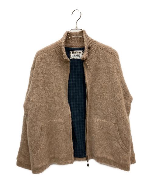 McGREGOR（マックレガー）McGREGOR (マックレガー) FREAK'S STORE (フリークスストア) ニットジャケット ベージュ サイズ:SIZE M 未使用品の古着・服飾アイテム