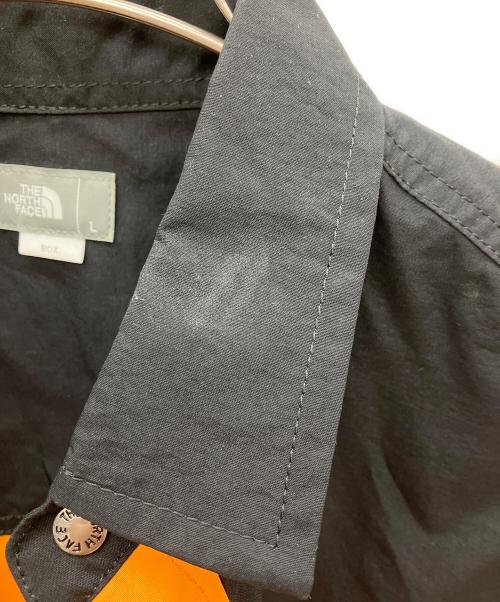 THE NORTH FACE（ザ ノース フェイス）THE NORTH FACE (ザ ノース フェイス) 長袖シャツ ブラック×オレンジ サイズ:Lの古着・服飾アイテム