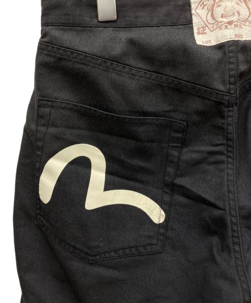 EVISU（エヴィス）EVISU (エヴィス) ハーフパンツ ブラック サイズ:W34の古着・服飾アイテム