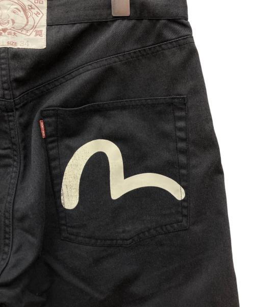 EVISU（エヴィス）EVISU (エヴィス) ハーフパンツ ブラック サイズ:W34の古着・服飾アイテム