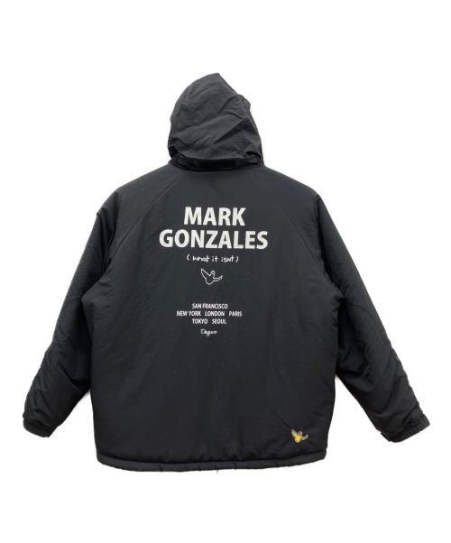 MARK GONZALES（マーク・ゴンザレス）MARK GONZALES (マーク・ゴンザレス) 中綿ジャケット ブラック サイズ:Mの古着・服飾アイテム