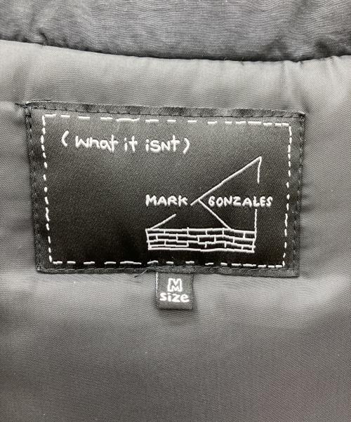 MARK GONZALES（マーク・ゴンザレス）MARK GONZALES (マーク・ゴンザレス) 中綿ジャケット ブラック サイズ:Mの古着・服飾アイテム