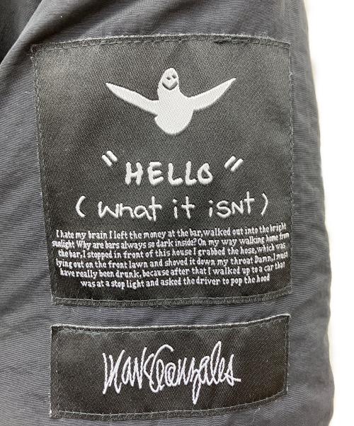 MARK GONZALES（マーク・ゴンザレス）MARK GONZALES (マーク・ゴンザレス) 中綿ジャケット ブラック サイズ:Mの古着・服飾アイテム