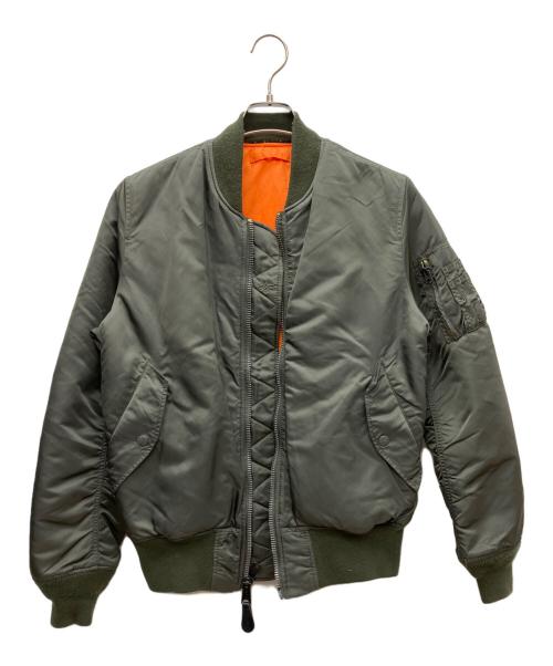 ALPHA（アルファ）ALPHA (アルファ) MA-1ジャケット グリーン サイズ:SIZE Mの古着・服飾アイテム