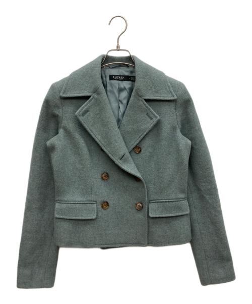 LAUREN RALPH LAUREN（ローレン ラルフ ローレン）LAUREN RALPH LAUREN (ローレン ラルフ ローレン) ダブルブレステッドPコート グリーン サイズ:2の古着・服飾アイテム