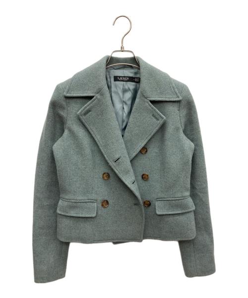 LAUREN RALPH LAUREN（ローレン ラルフ ローレン）LAUREN RALPH LAUREN (ローレン ラルフ ローレン) ダブルブレステッドPコート グリーン サイズ:2の古着・服飾アイテム