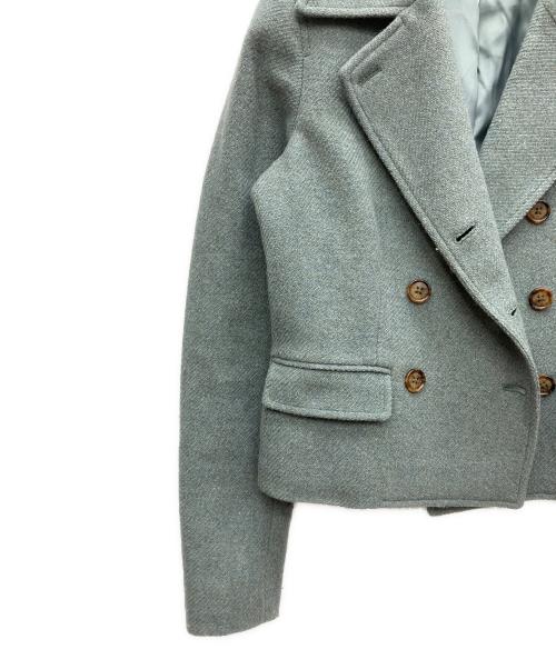 LAUREN RALPH LAUREN（ローレン ラルフ ローレン）LAUREN RALPH LAUREN (ローレン ラルフ ローレン) ダブルブレステッドPコート グリーン サイズ:2の古着・服飾アイテム