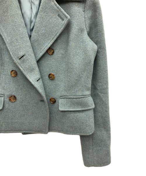 LAUREN RALPH LAUREN（ローレン ラルフ ローレン）LAUREN RALPH LAUREN (ローレン ラルフ ローレン) ダブルブレステッドPコート グリーン サイズ:2の古着・服飾アイテム