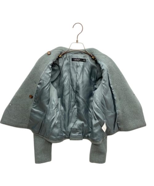 LAUREN RALPH LAUREN（ローレン ラルフ ローレン）LAUREN RALPH LAUREN (ローレン ラルフ ローレン) ダブルブレステッドPコート グリーン サイズ:2の古着・服飾アイテム