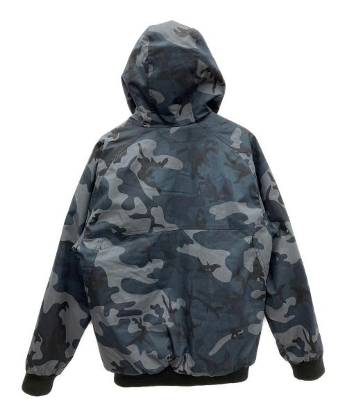 VOLCOM（ボルコム）VOLCOM (ボルコム) 迷彩フードジャケット ネイビー サイズ:Mの古着・服飾アイテム