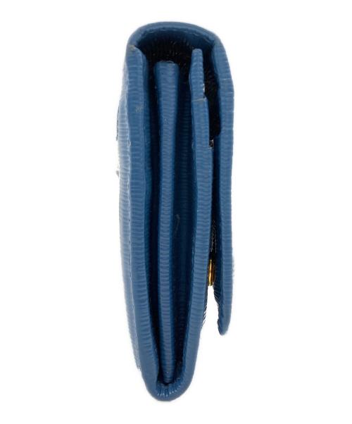 PRADA（プラダ）PRADA (プラダ) サフィアーノ 長財布 ブルーの古着・服飾アイテム