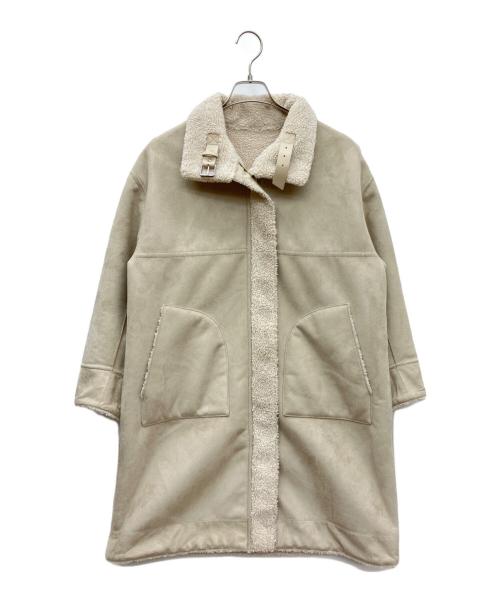 SHIPS（シップス）SHIPS (シップス) リバーシブルコート ベージュ サイズ:36の古着・服飾アイテム