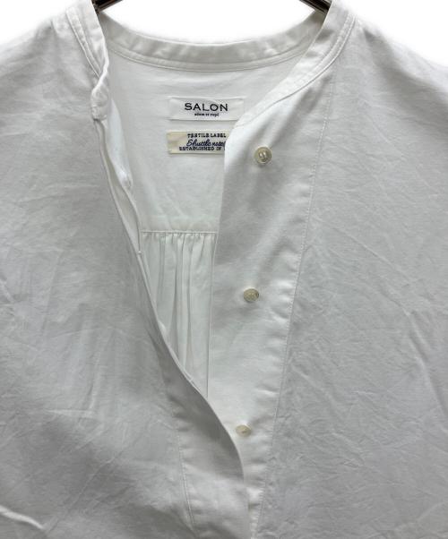 Adam et Rope（アダム エ ロペ）Adam et Rope (アダム エ ロペ) シャツワンピース ホワイト サイズ:Fの古着・服飾アイテム
