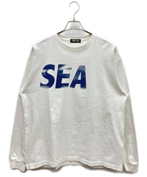 WIND AND SEA（ウィンダンシー）WIND AND SEA (ウィンダンシー) 長袖カットソー ホワイト サイズ:SIZE Lの古着・服飾アイテム