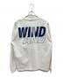 WIND AND SEA (ウィンダンシー) 長袖カットソー ホワイト サイズ:SIZE L：8000円