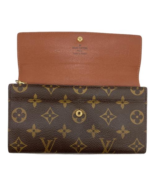 LOUIS VUITTON（ルイ ヴィトン）LOUIS VUITTON (ルイ ヴィトン) モノグラム ポシェット・ポルトモネ クレディ ブラウンの古着・服飾アイテム